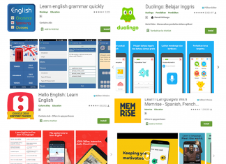 Aplikasi Belajar Bahasa Inggris